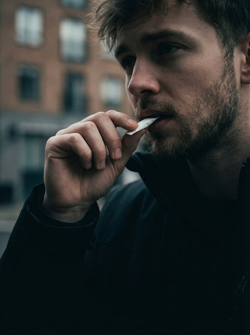 Place Between Gum & Cheek